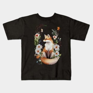 Fox Flower Kids T-Shirt